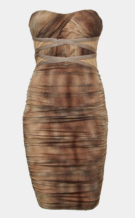 Ест.коприна Elisabetta Franchi коктейлна рокля