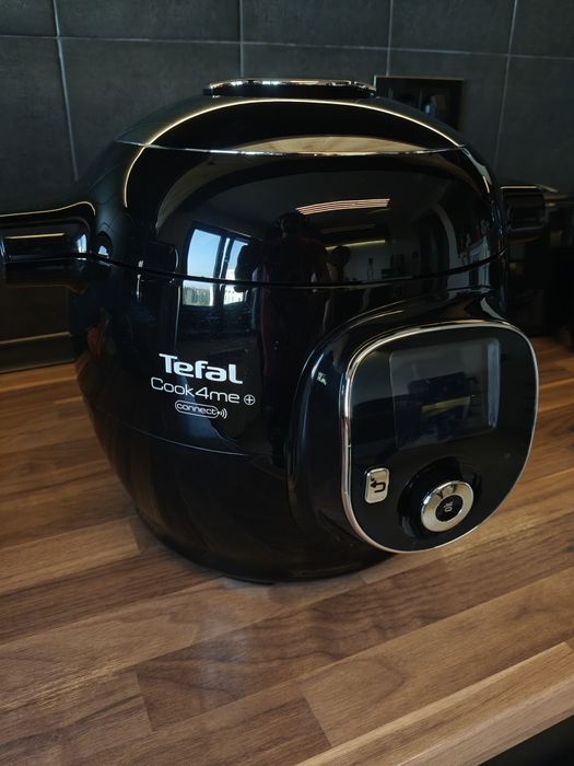 Multicooker TEFAL Cook4Me+ Connect CY855830, 6l, 1600W, negru