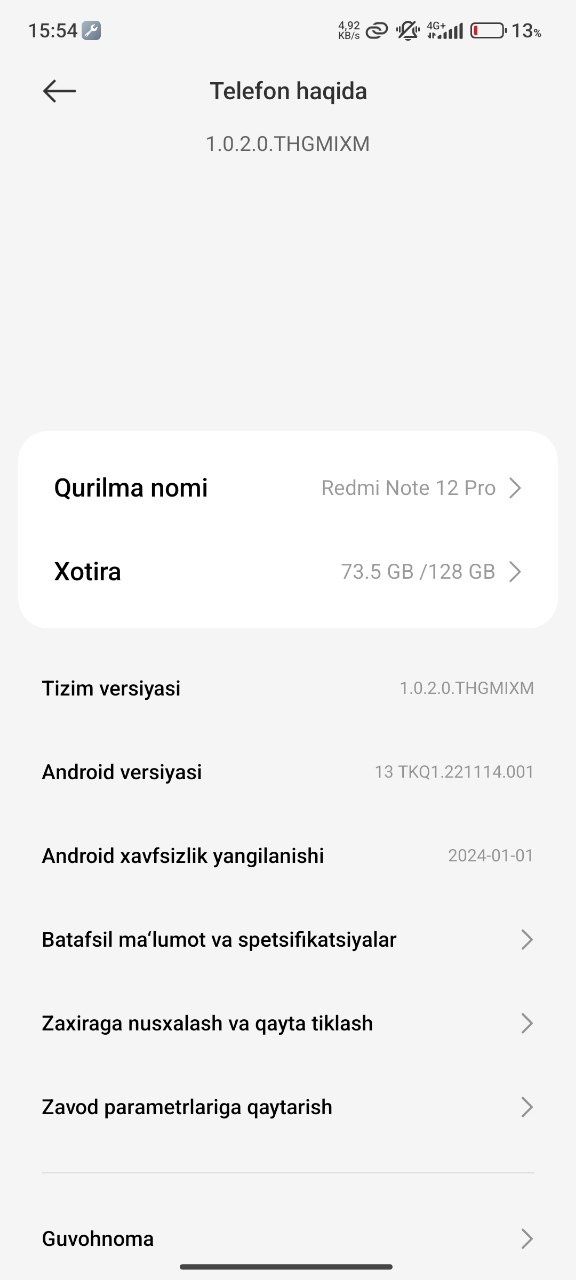 Redmi Note 12 Pro