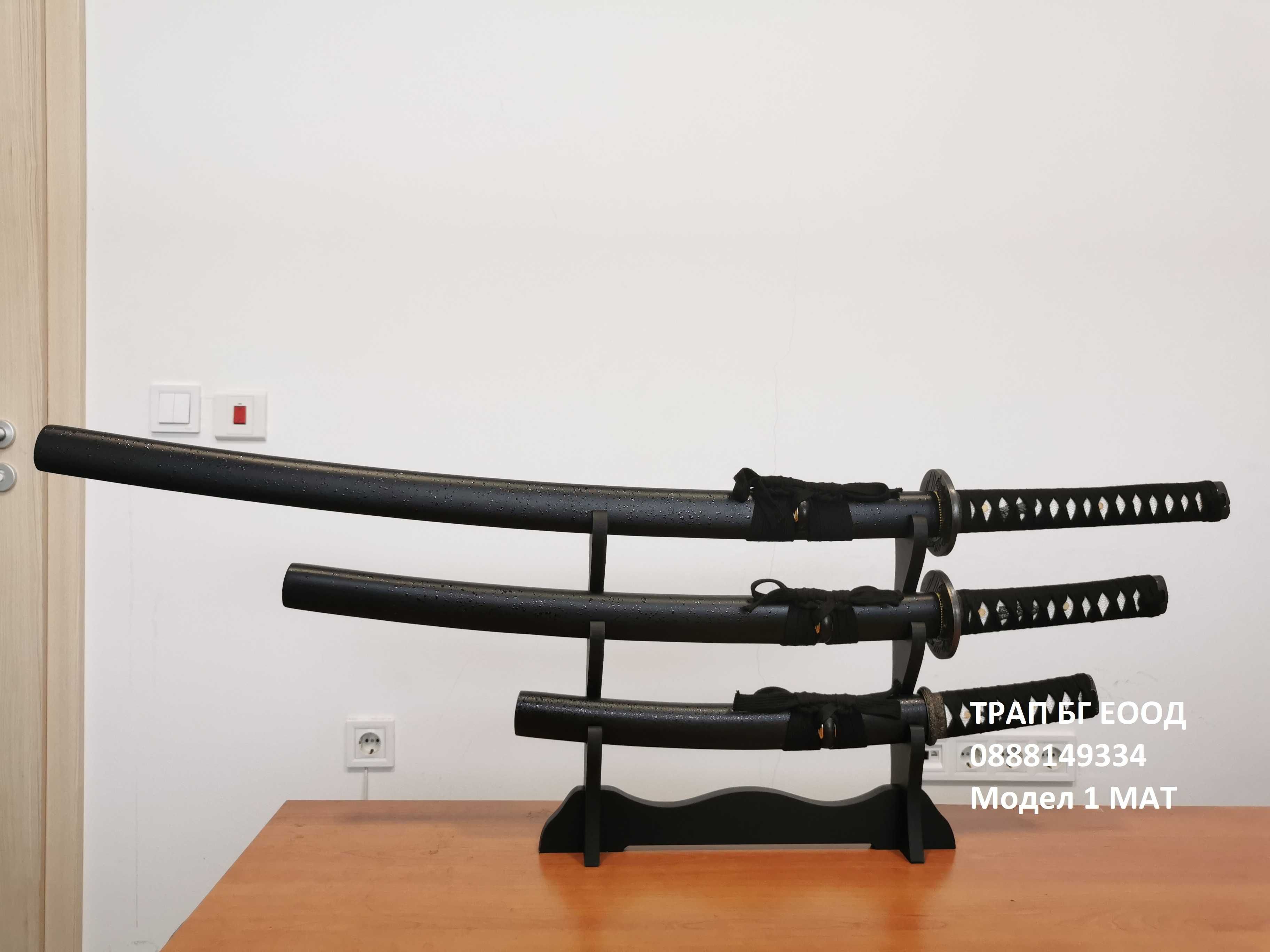 Остър меч Катана в три размера в комлект с кутия FULL TANG Katana