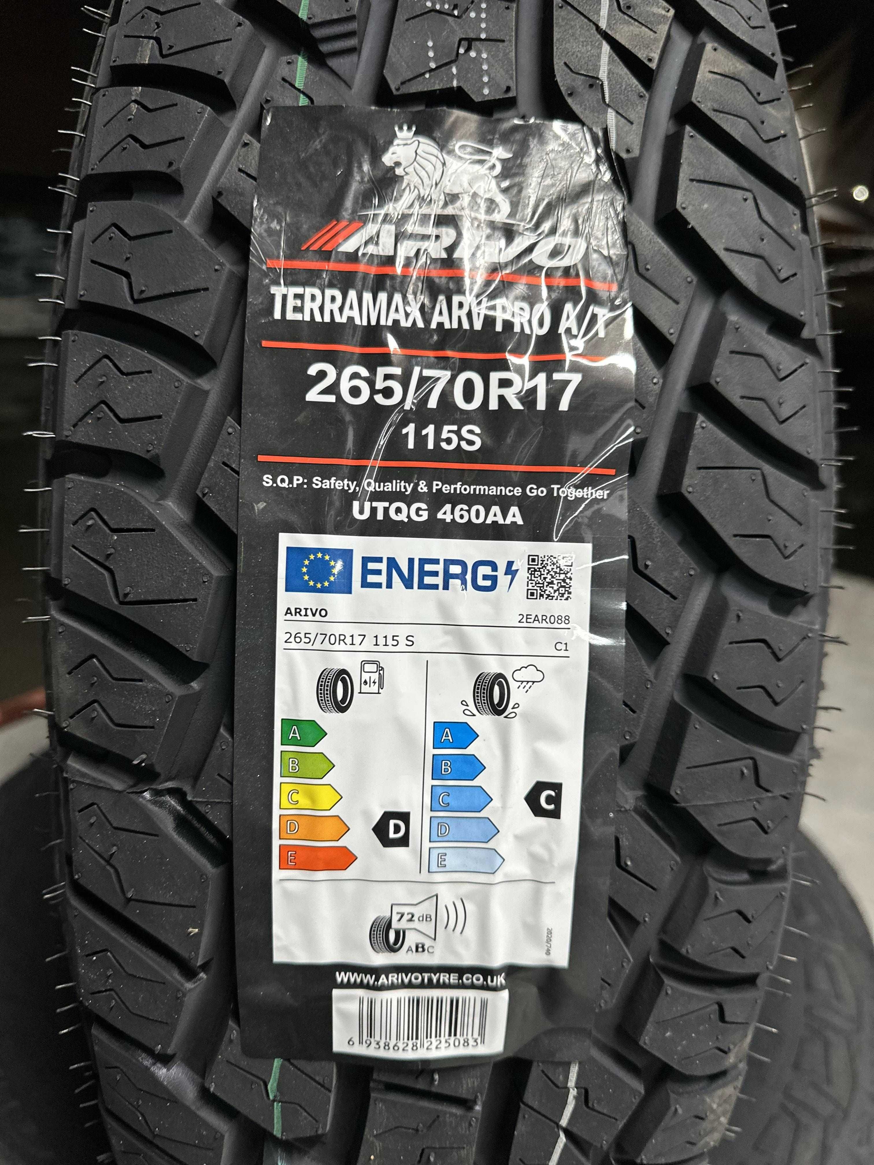 Нови джипови гуми ARIVO TERRAMAX ARV PRO A/T 265/70R17 115S НОВ DOT