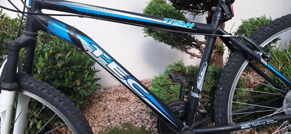 Bicicletă Titan Tec 26” Albastră – 21 viteze.