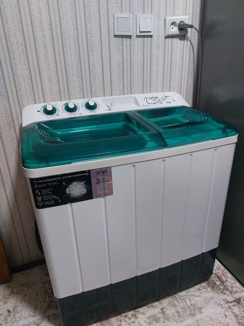 ARTEL  8 kg kir  yuvish moshinasi