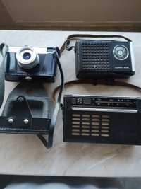 Ретро радио и фотоапарат