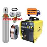 Aparat sudura MIG 165 + butelie 8L PLINA argon co2 + reductor + sarma