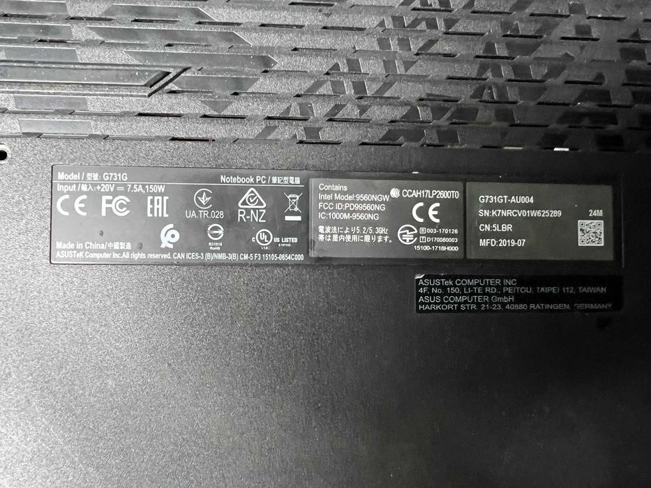 Asus ROG Strix G731G