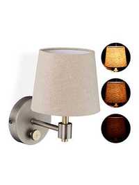 Lampa de perete vintage RelaxDays CHARLES, E14, cu comutator si DIMMER