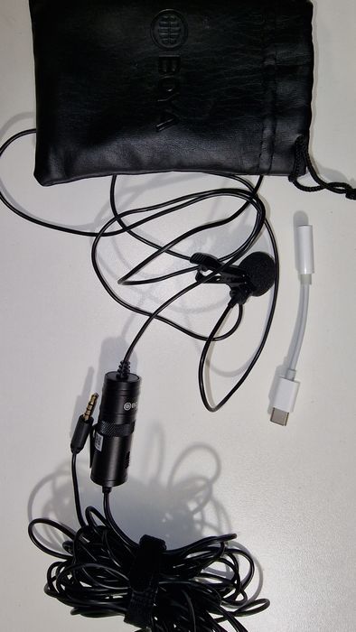 Микрофон брошка BOYA BY-M1, 3.5mm жак
