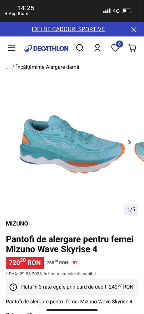 Lot Adidasi Originali Running Mizuno