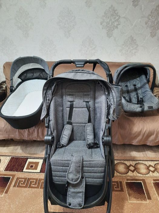 Коляска + люлька + автокресло + сумка