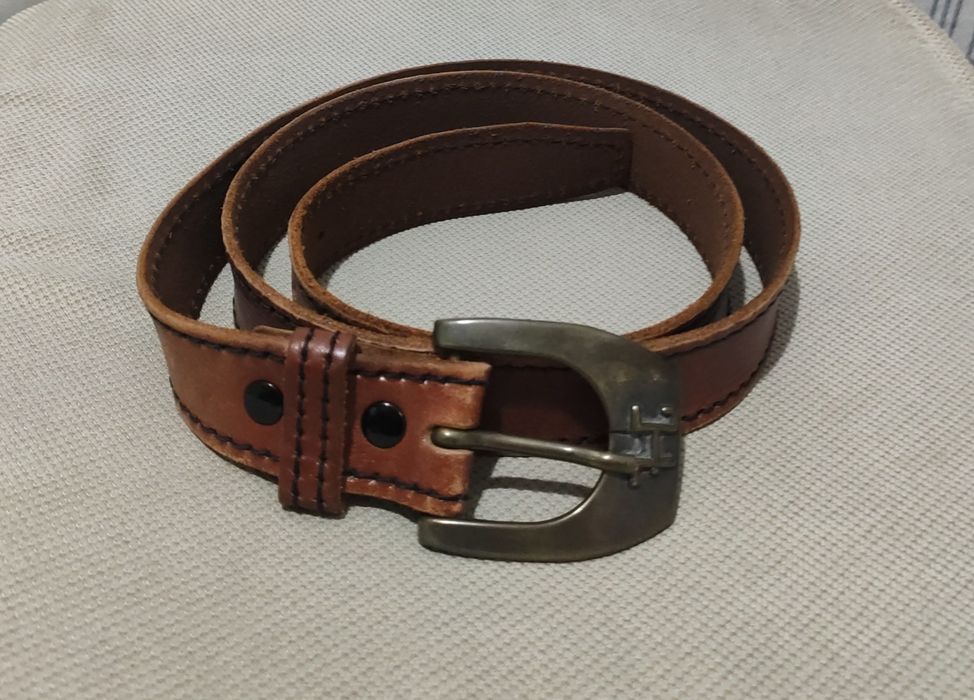 Curea vintage din piele Made in West Germany 110x3cm