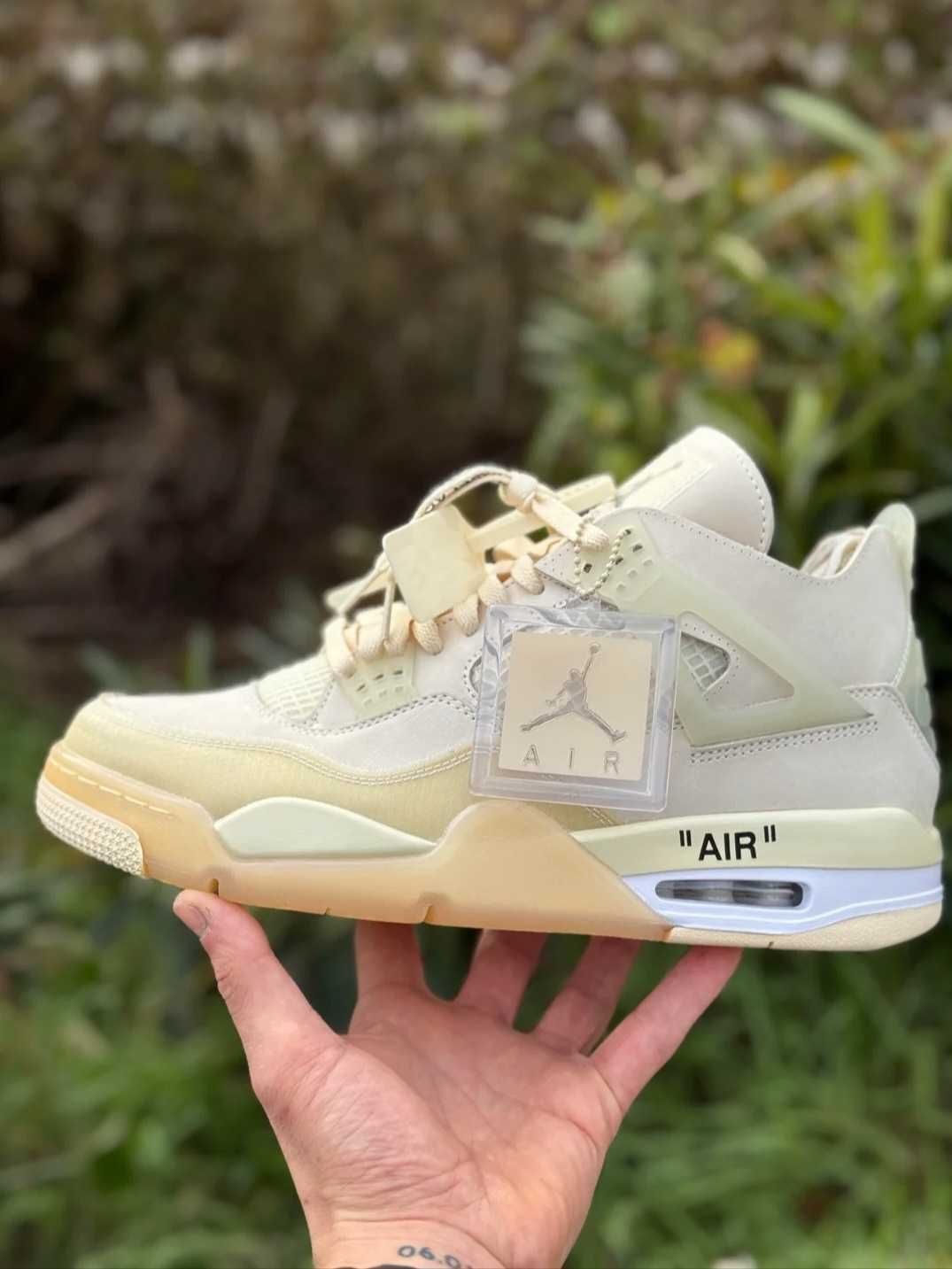 Jordan 4 off-white sail: cea mai buna calitate de pe piață!!