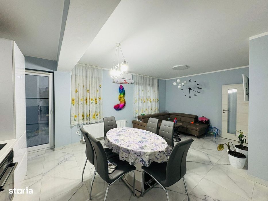 Apartament 3 camere - 80 mp, mobilat+utilat - Turnisor