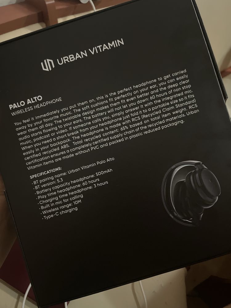 Casti wireless urban vitamin