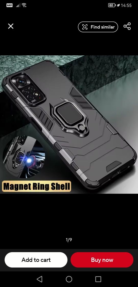 Протектор армиран, калъф за телефон Xiaomi Redmi Note 11 PRO