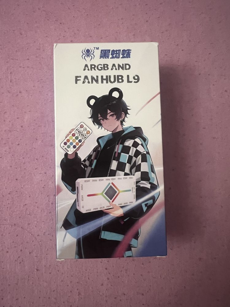 Продам fan hub l9 переходник argb для кулеров