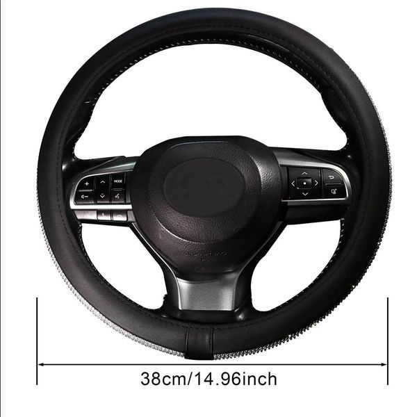 Калъф за Волан от Еко Кожа с Камъни 38см