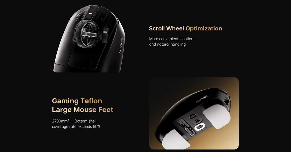 Игровая беспроводная мышка ATK A9 Ultimate