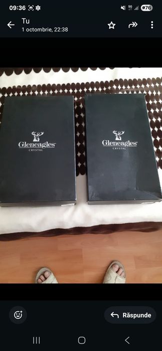 Pahare de cristal  GLENEAGLES 2 SETURI