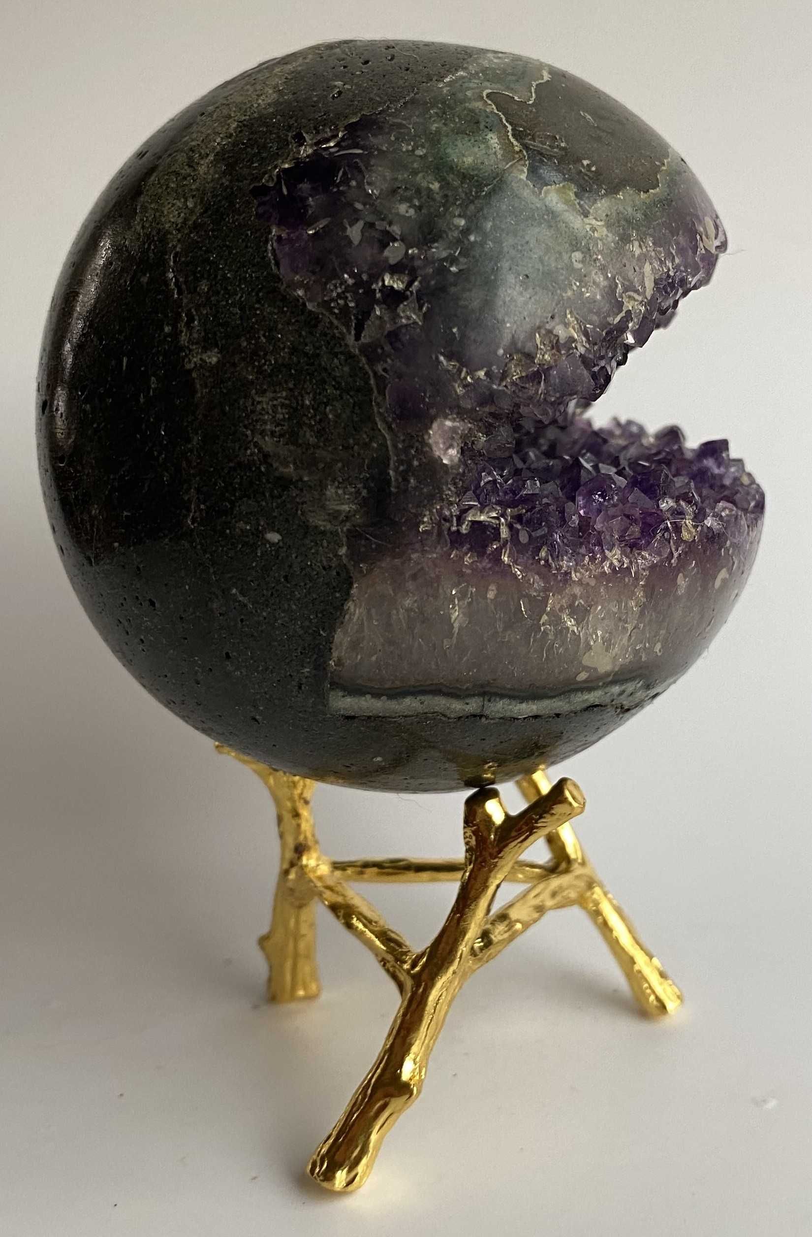 Cristale/Minerale - Ametist - sfera din geoda de piatra semipretioasa