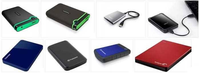 Внешние накопители USB 3.0 (для архива) с гарантией.
