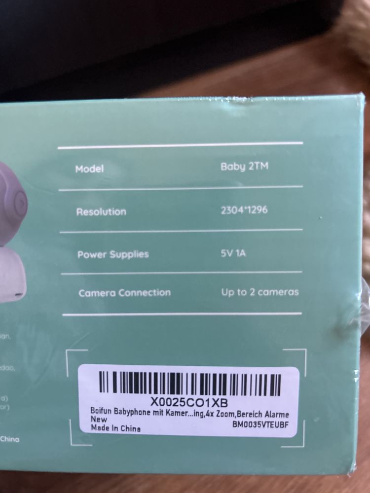 Camera supraveghere copil Boifun 2 TM