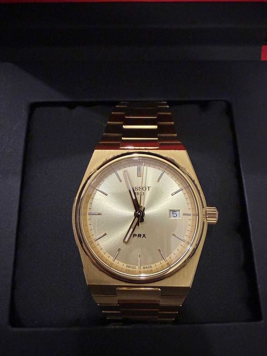 Ceas Tissot PRX Gold 40mm - Quartz - Full Box - Stare Impecabilă
