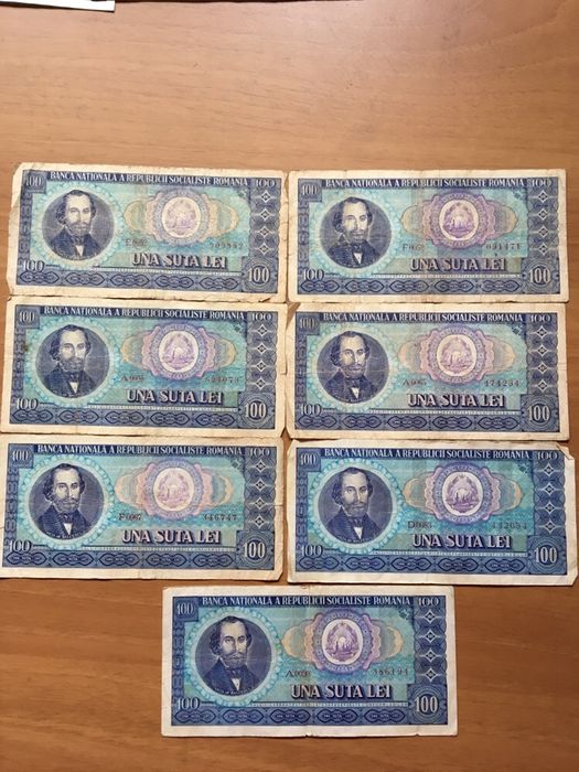 Vand/schimb bacnote 100 lei din 1966