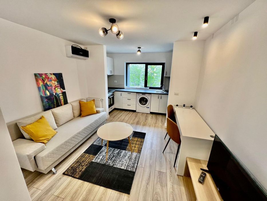 Apartament cu o camera de lux cu loc de parcare