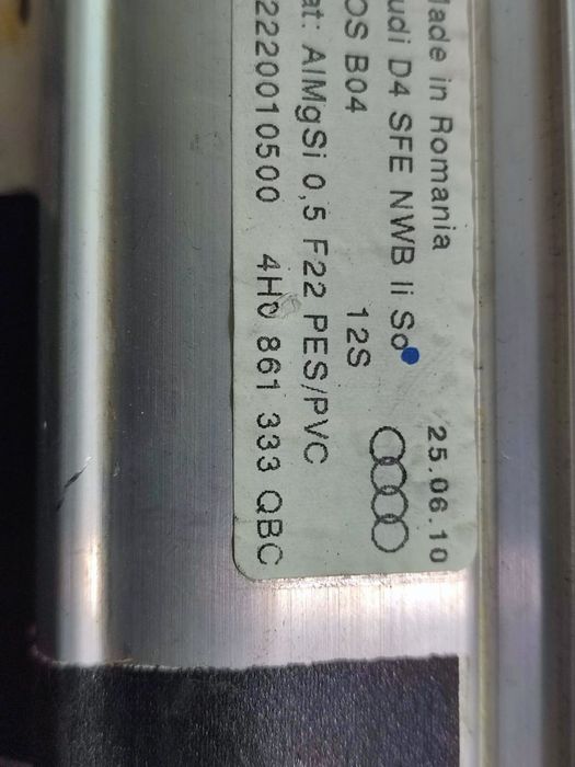 Perdeluta electrica stanga spate 4H0861333 Audi A8 D4/4H [2010 - 2014