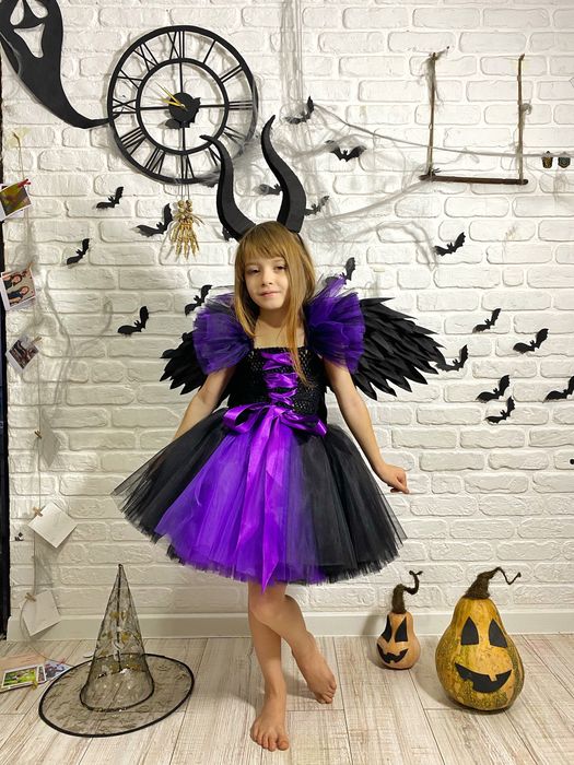 Костюм  Малефисента на бал, Хеллоуин, праздник, утренник.