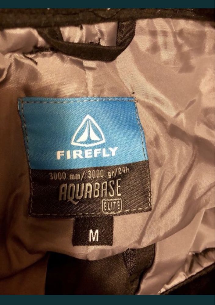Pantaloni de ski Firefly Aquabase, noi, marimea M