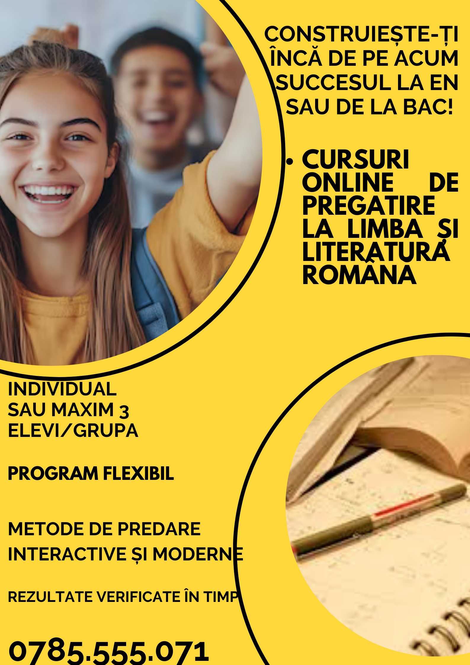 Meditatii la limba romana gimnaziu si liceu