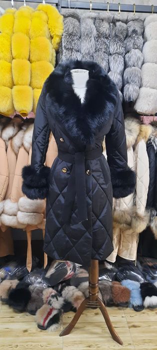 НАМАЛЕНИЕ!палта с естествен пух/палто/яке/