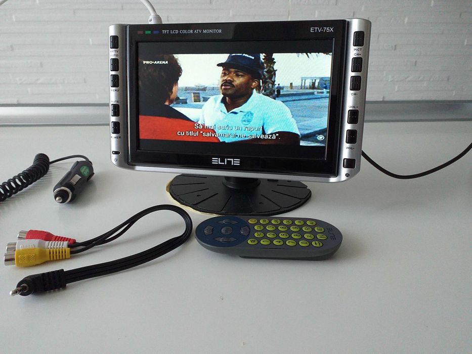 Televizor portabil LCD ELITE cu telecomanda nu sony lg panasonic