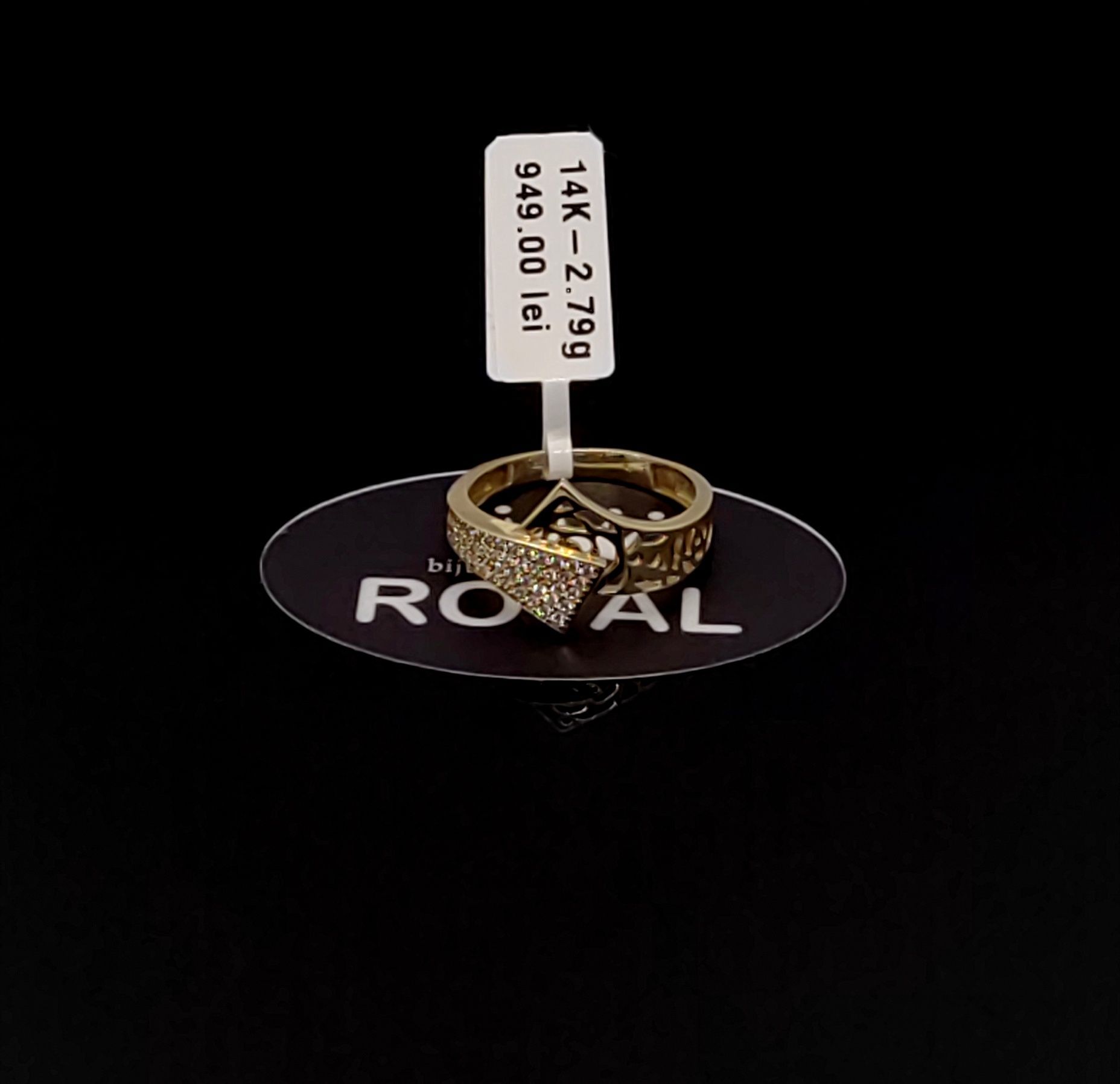 Bijuteria Royal inel din aur 14k 2.79 gr