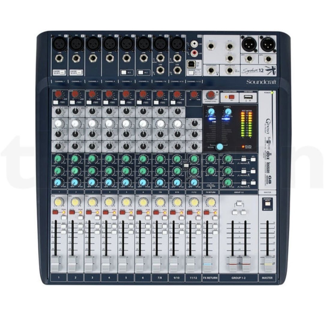 Mixer audio sunet SoundCraft cu procesor sunet, interfata Usb Ca nou