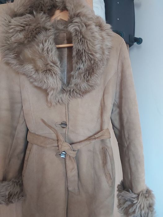 Cojoc din blana și piele naturala mărimea 38 sau S