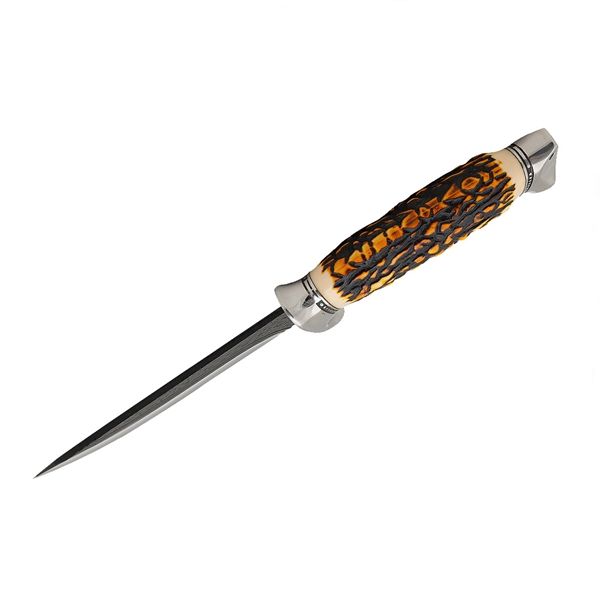 Cutit de vanatoare, IdeallStore®, Deer Corn, 26 cm, Otel inoxidabil