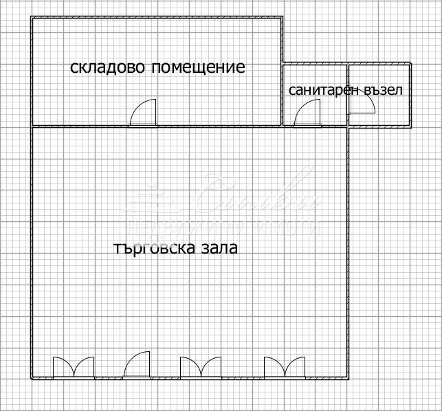 Търговско помещение със статут на МАГАЗИН - кв.Болница!