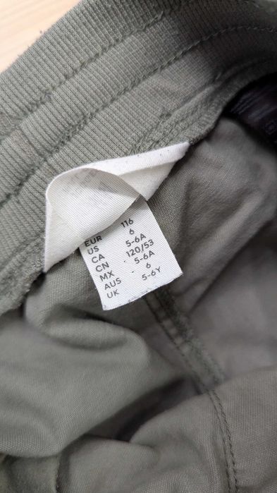 Лот детски панталони h&m размер 116 5-6 години, лен, памук, за момче