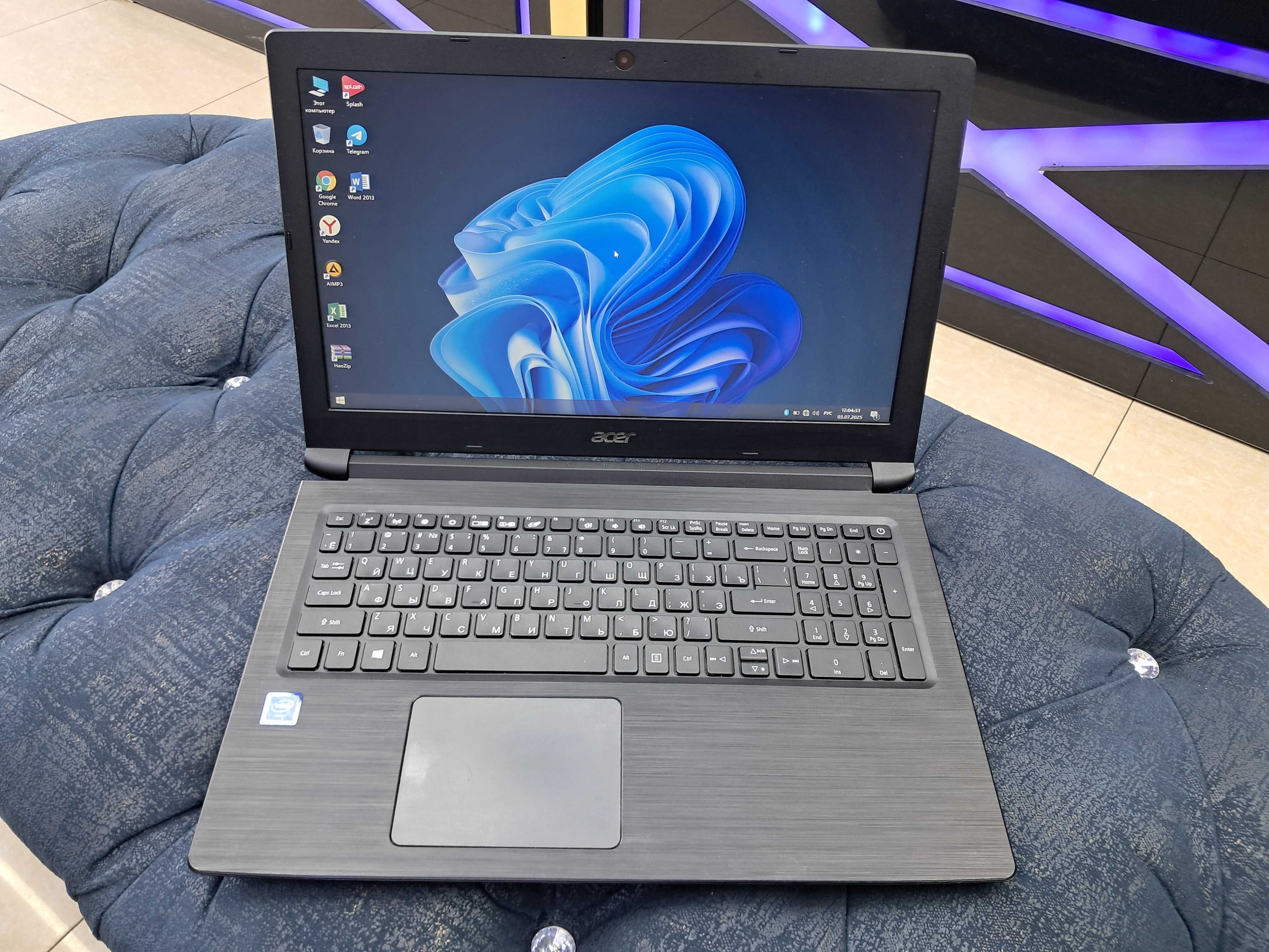 Noutbuk Acer 4 yaderli offis ishlari uchun