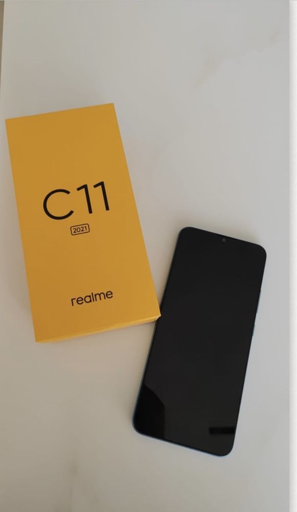 Realme C11 голубой в отличном состоянии