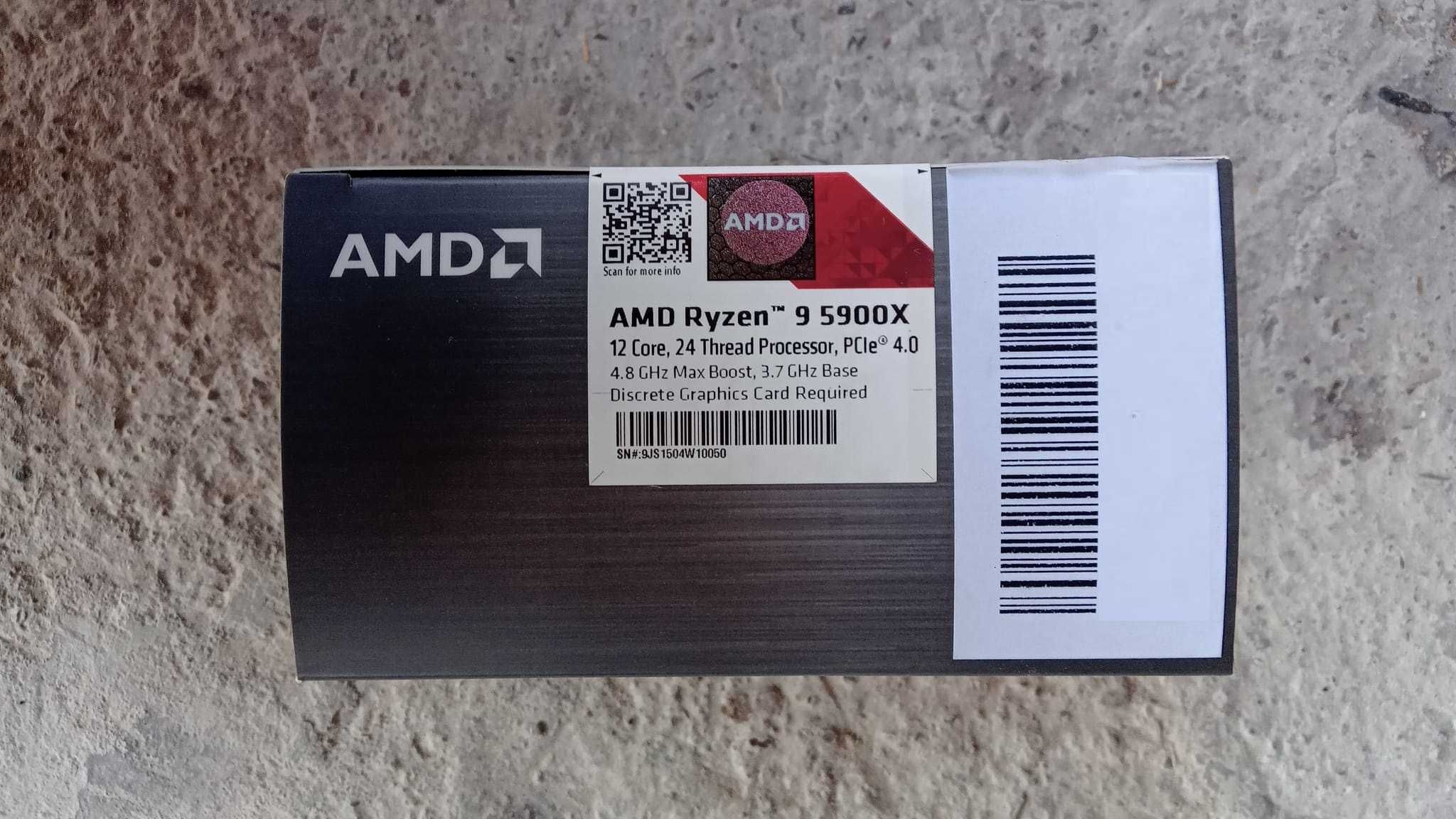 Procesor AMD Ryzen 9 5900X 3.7GHz ,box , SIGILAT, garantie