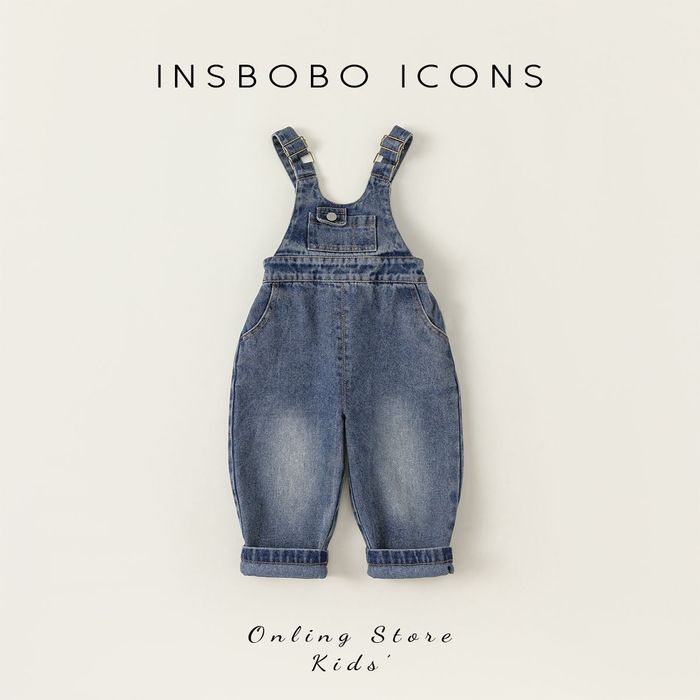 Джинсовый комбинезон