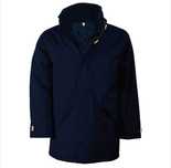 Geacă parka 2XL albastru captusita cu gluga