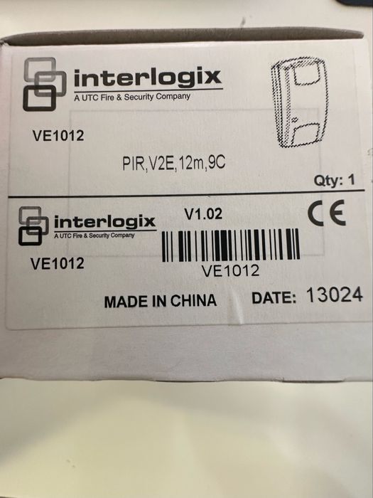 Detector de miscare PIR tehnologia V2E, 12m, 9 perdele