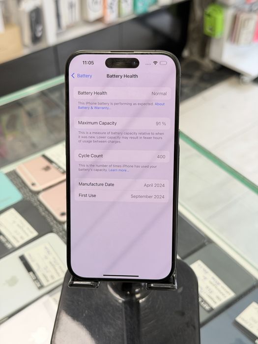 Apple iPhone 15 Pro 256GB Black Titanium