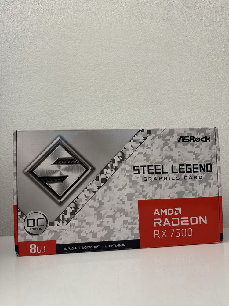 Placa Video Asrock Radeon RX 7600 Steel Legend 8GB OC X