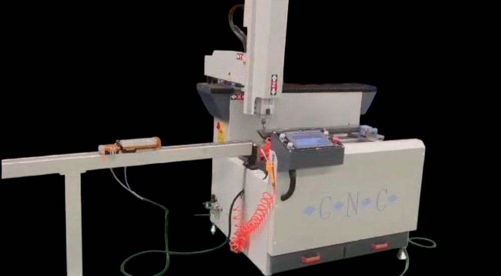 CNC фреза за всички видове цветни метали-алуминий,PVC,дърво,дограма